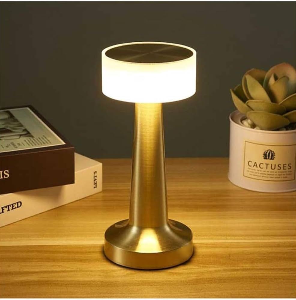 Portable LED Touch Table Lamp – USB Rechargeable Dimmable Night Light