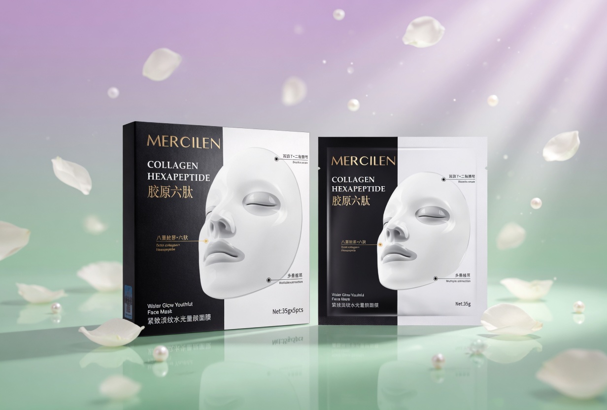 Hexapeptide Collagen Mask – Spa-Quality Glow at Home