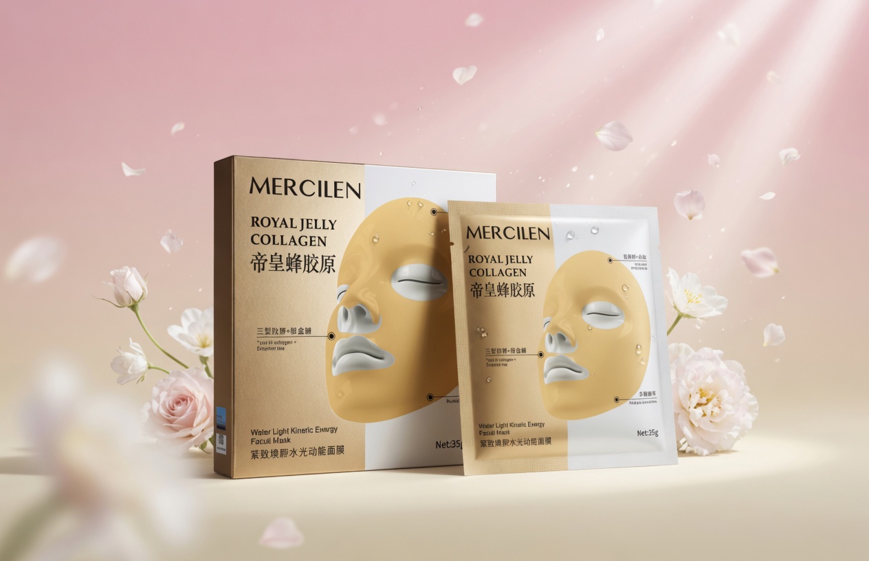 Mercilen Firming Collagen Face Mask – Lifting, Brightening & Anti-Aging Treatment
