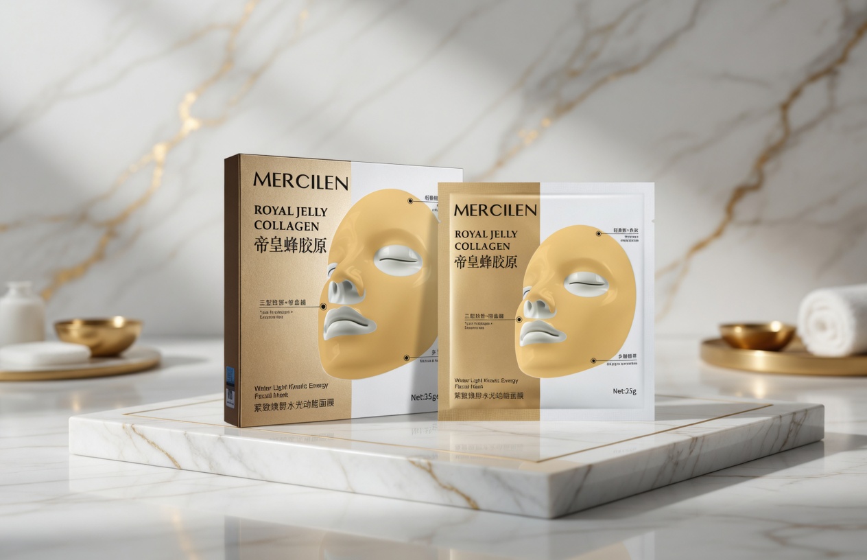 Mercilen Firming Collagen Face Mask – Lifting, Brightening & Anti-Aging Treatment
