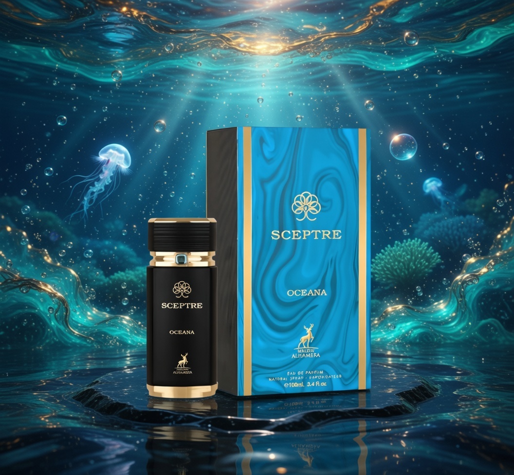 Sceptre Oceana by Alhambra – Luxury Aquatic Eau de Parfum for Men & Women | 100ml