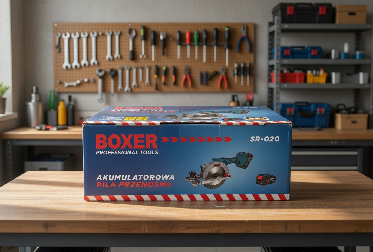 BOXER BX‑3217 Cordless Portable Circular Saw | 48V Lithium System | Akumulatorowa Piła Przenośna | Professional Wood Cutting Tool
