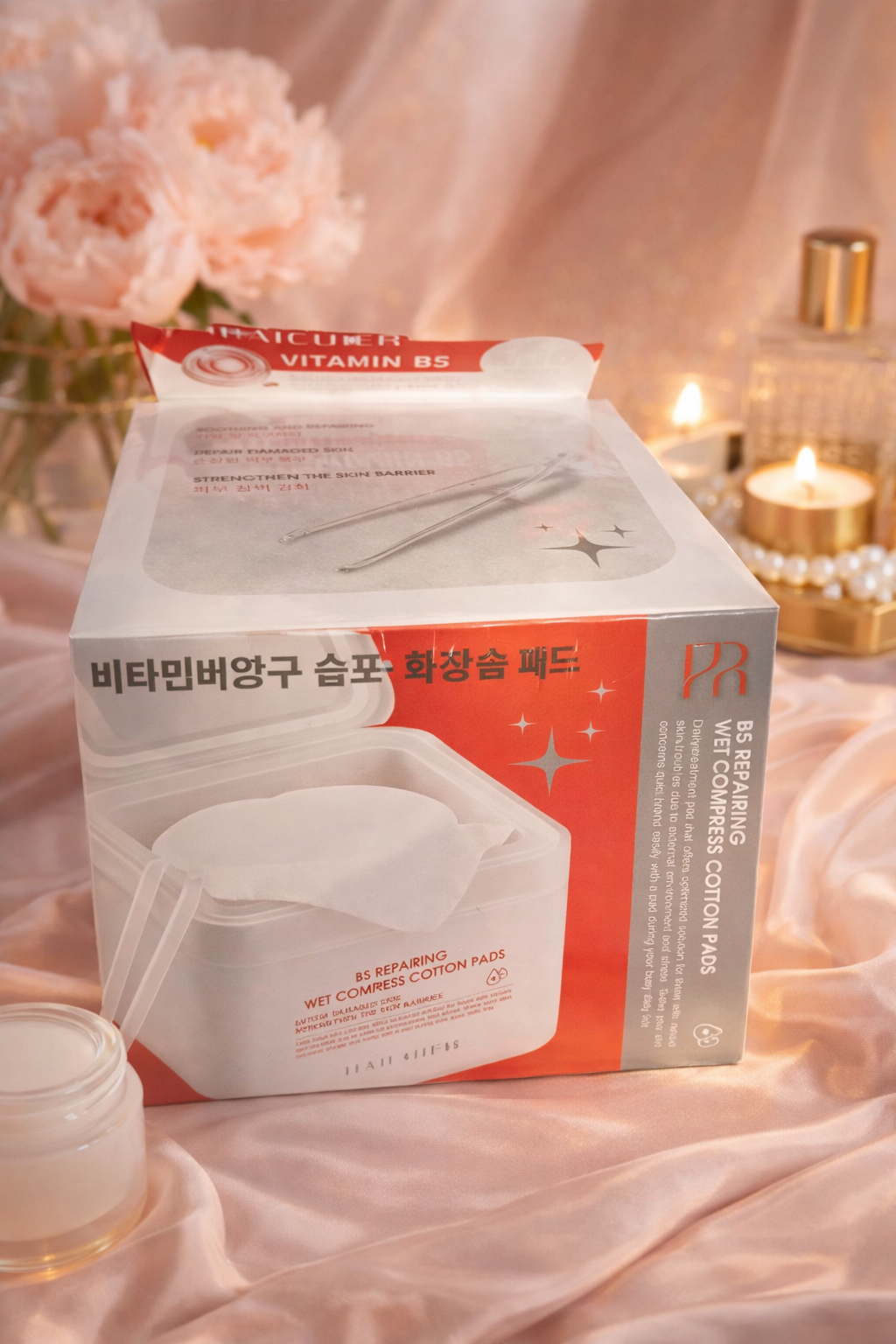 B5 Repairing Wet Compress Cotton Pads – Vitamin Boost for Radiant Skin