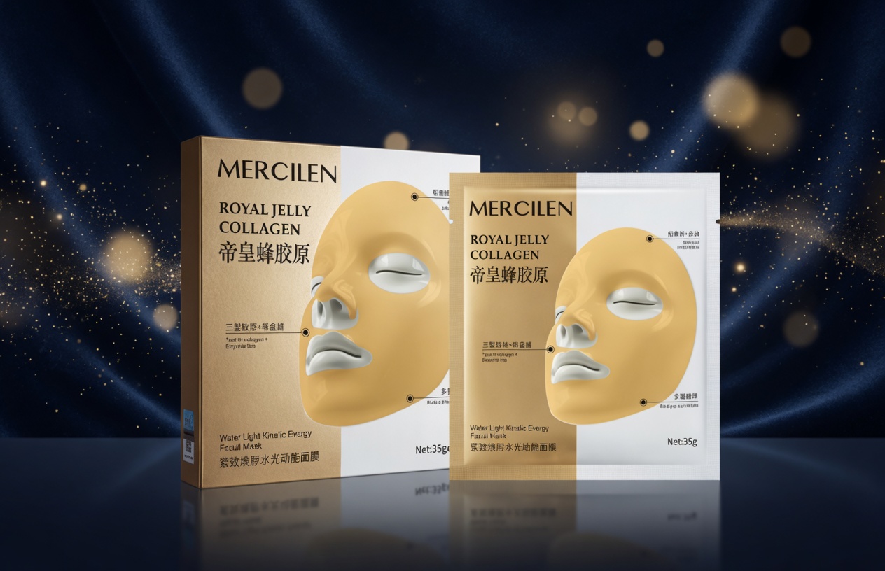 Mercilen Firming Collagen Face Mask – Lifting, Brightening & Anti-Aging Treatment