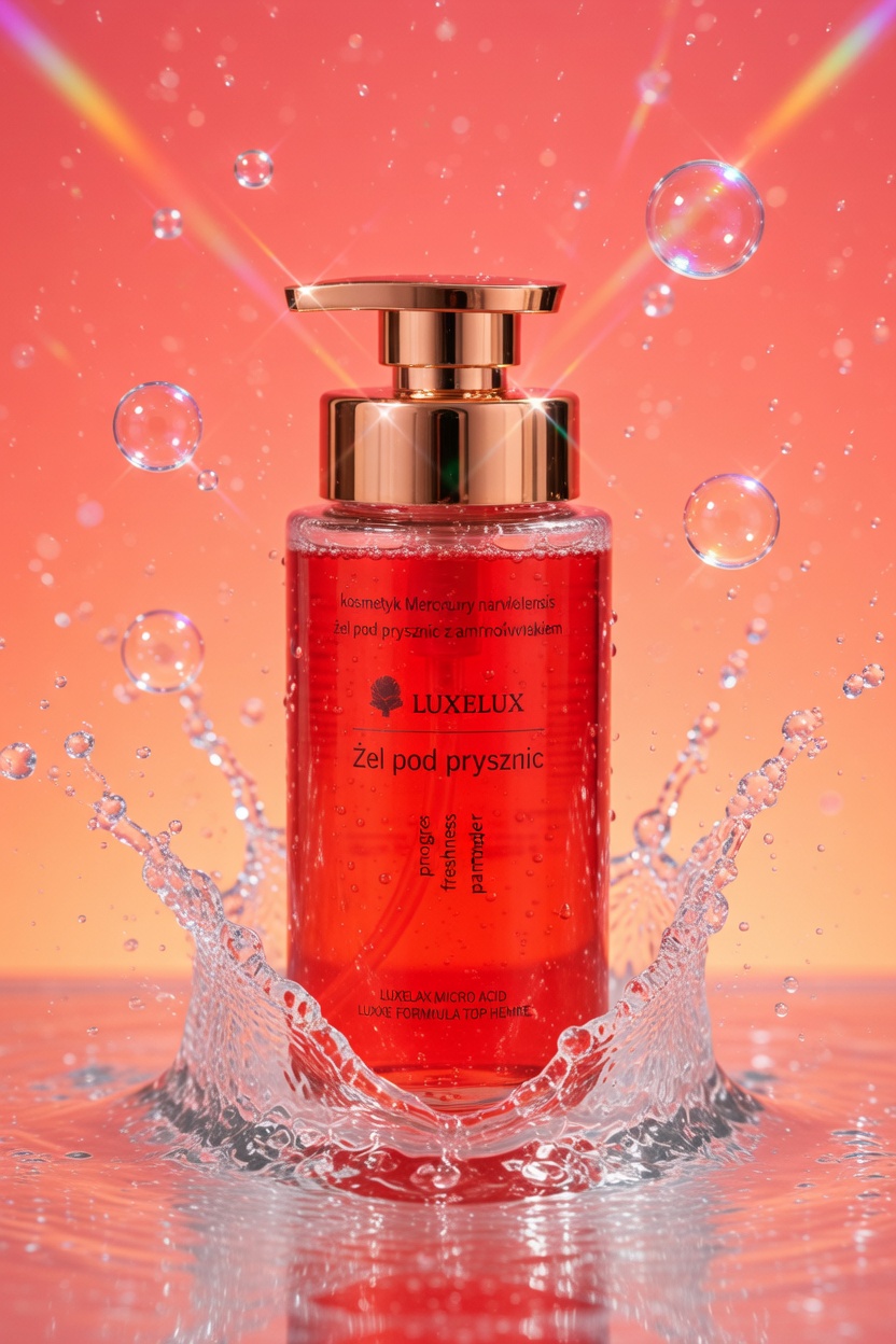 Luxelux Shower Gel with Amino Acids 500ml – Hydrating & Romantic Fragrance Body Wash