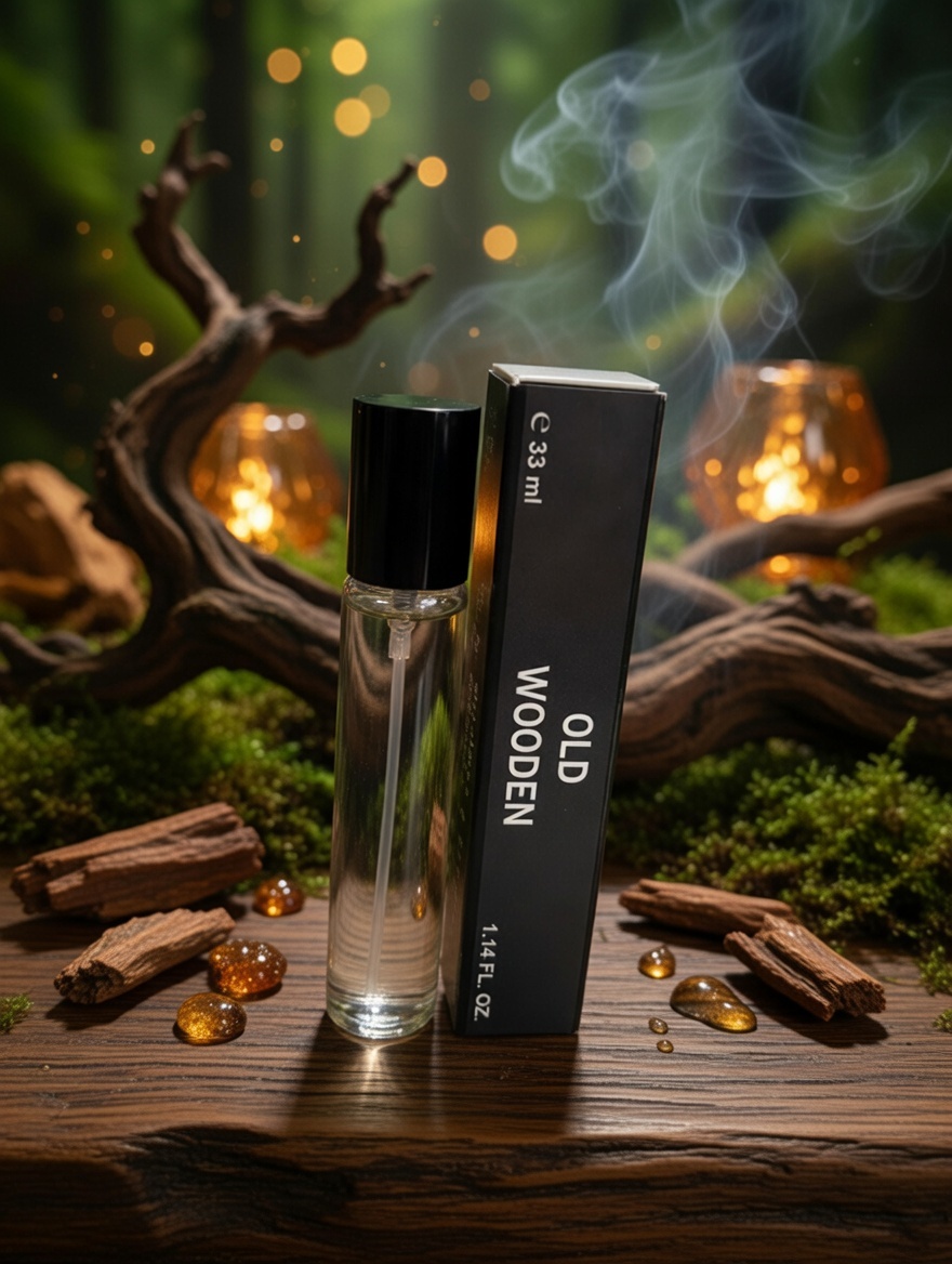 OLD WOODEN – Premium 33 ml Fragrance | Minimalist Luxury Scent for Everyday Wear