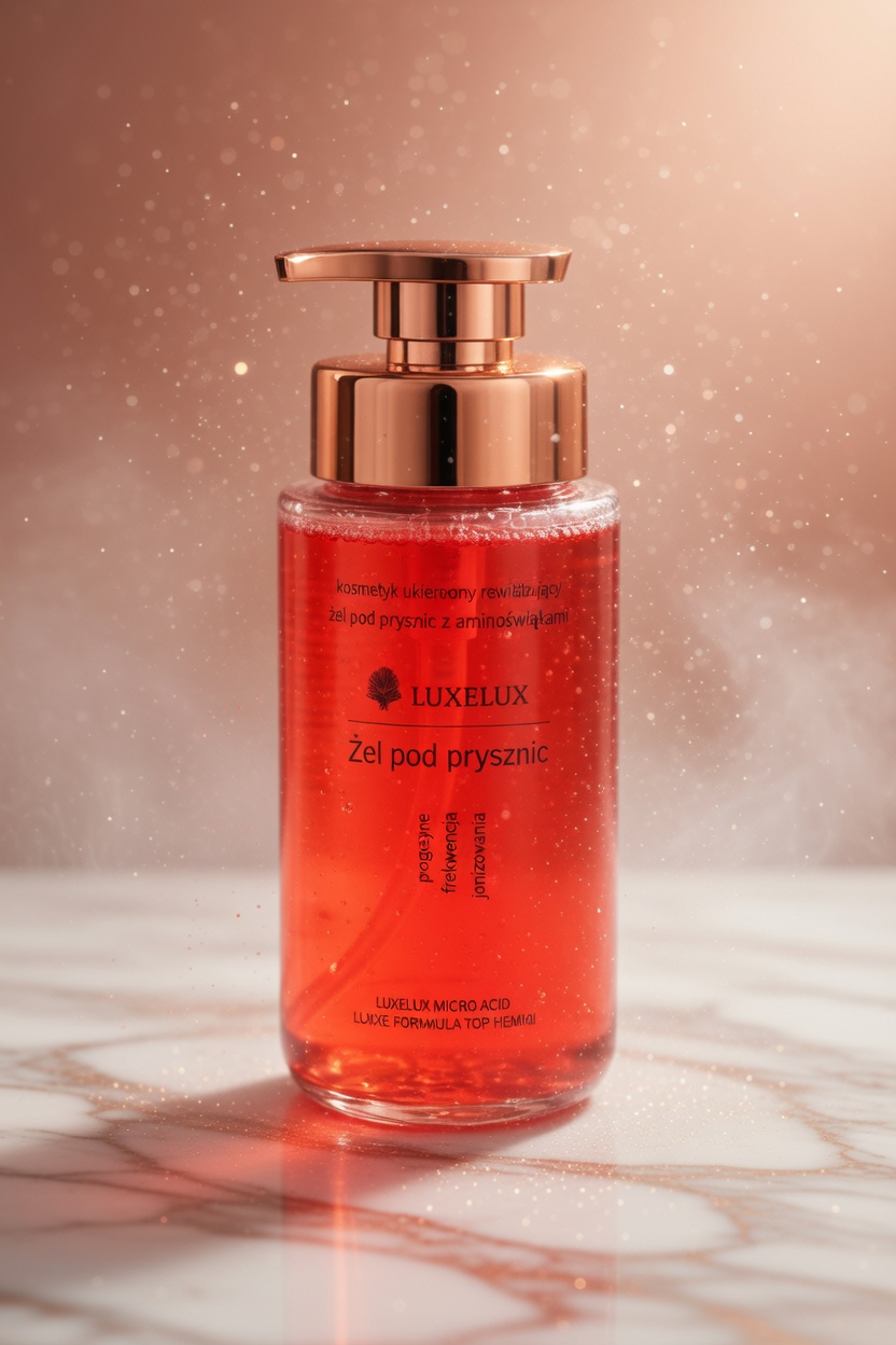 Luxelux Shower Gel with Amino Acids 500ml – Hydrating & Romantic Fragrance Body Wash