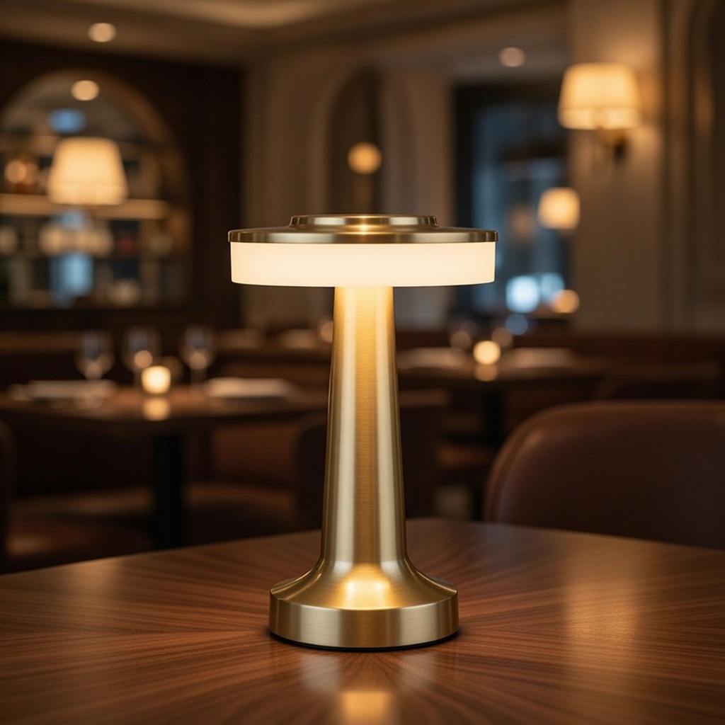 Verk Group Metal Night Lamp, Yellow, 3W