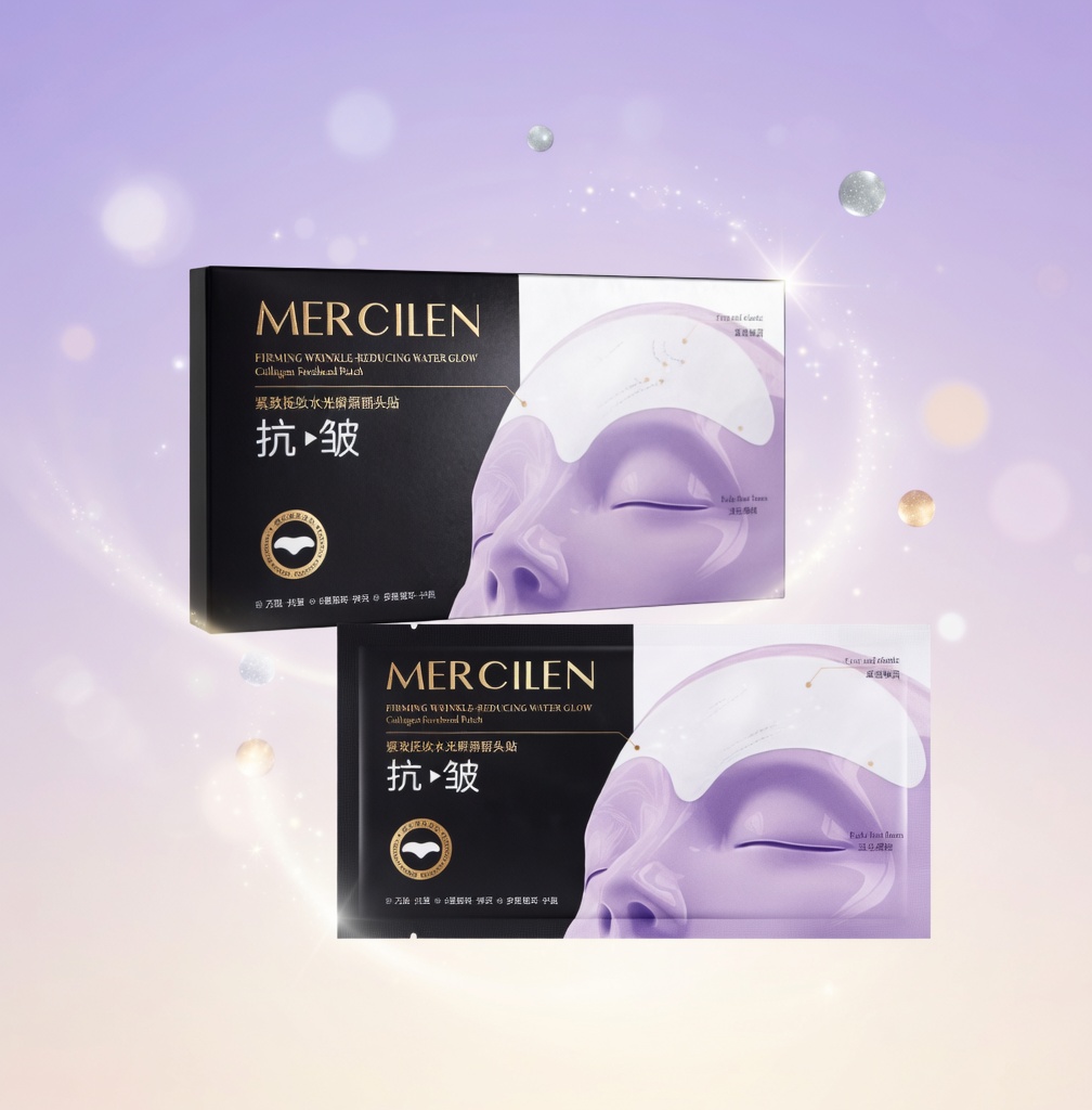 MERCILEN Collagen Forehead Patches – Instant Wrinkle Smoothing & Hydration