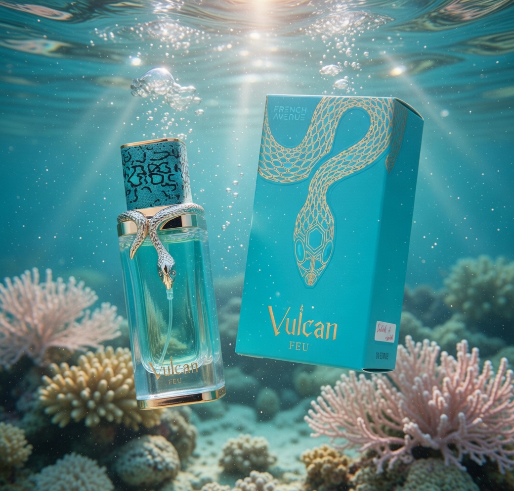 French Avenue Vulcan Feu Eau de Parfum 100ML – Exotic Floral Unisex Fragrance 2025 Release