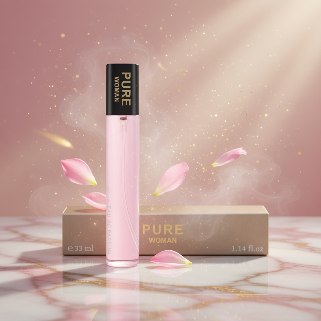 215 Pure Woman Perfume 33 ml | Sweet Vanilla & Coconut Long-Lasting Fragrance