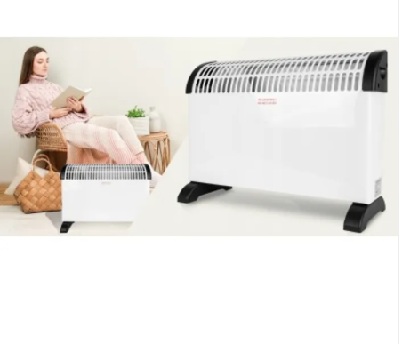 BOXER BX‑3207 Convector Heater 2200W – Adjustable Thermostat | Overheat Protection | Home & Office Heating