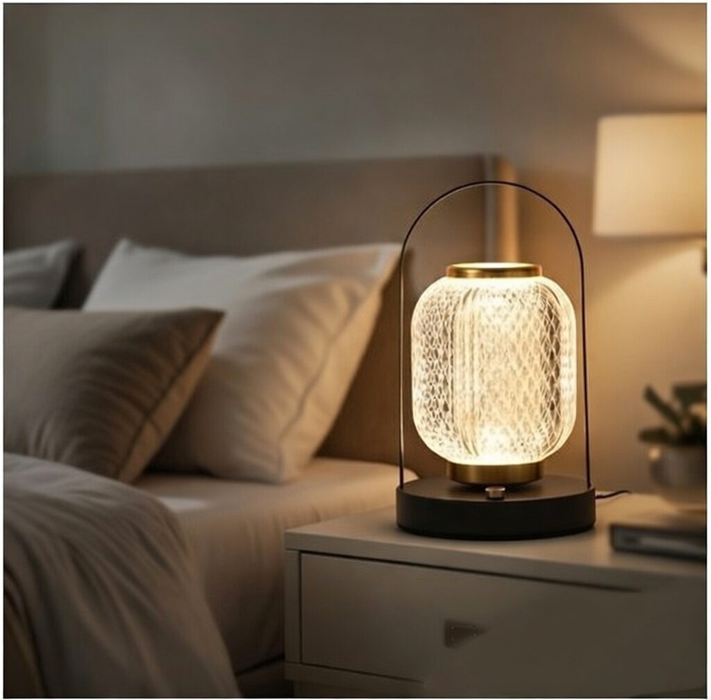 Wireless Battery‑Powered Table Lantern – Portable LED Light