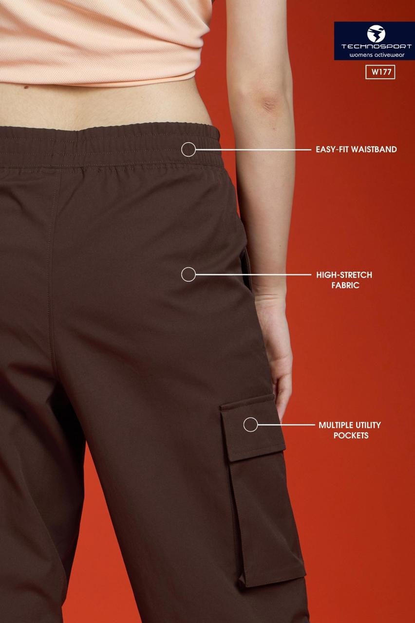 Weactive Women Solid Baggy Cargos