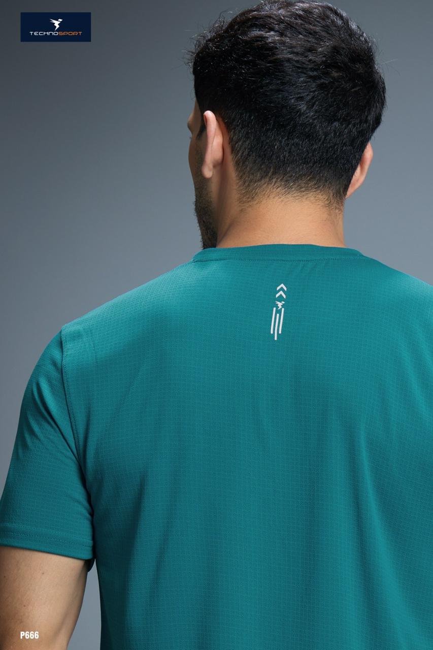 Technosport Printed Sports Crewnecks