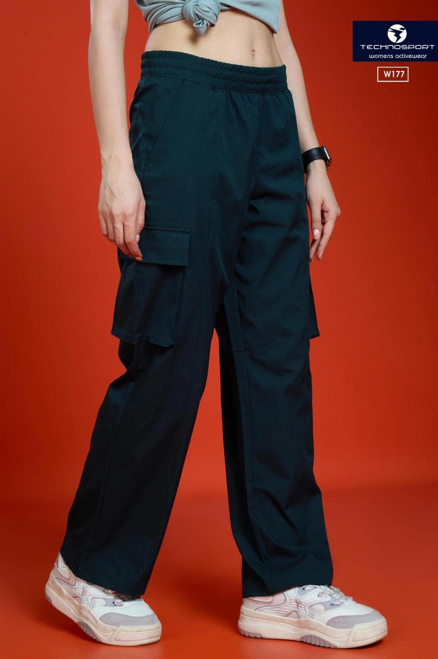 Weactive Women Solid Baggy Cargos