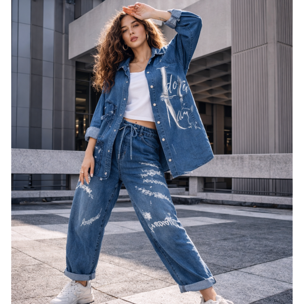 Conjunto Denim Urbano