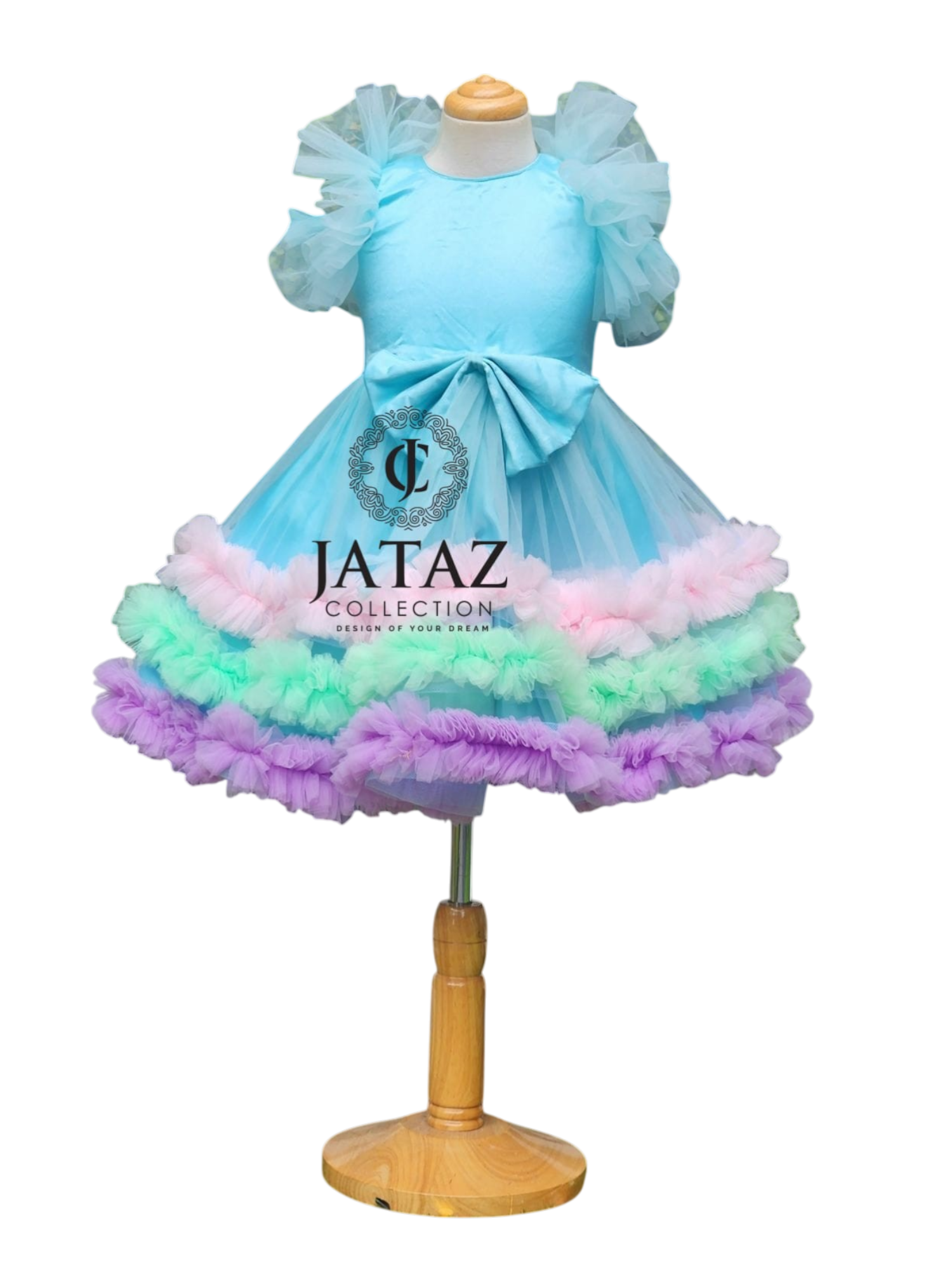 Pastel Rainbow Party Dress
