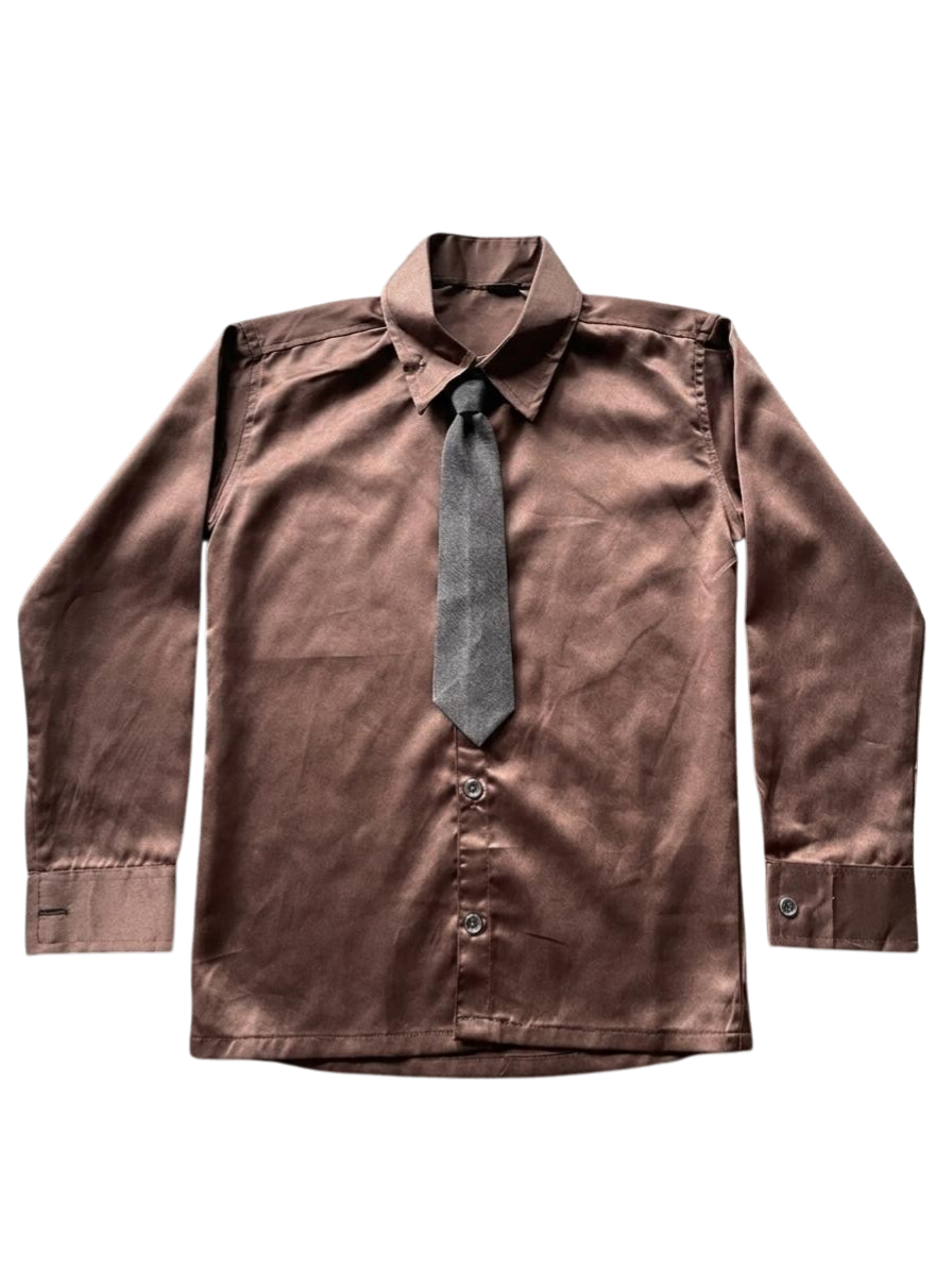 Boys Classic Brown Suit