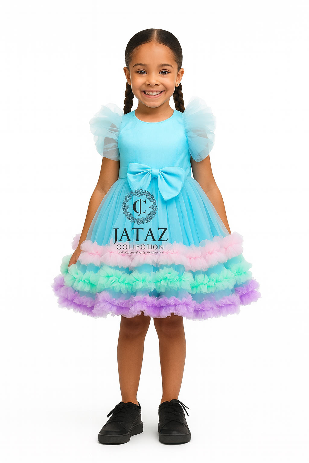 Pastel Rainbow Party Dress
