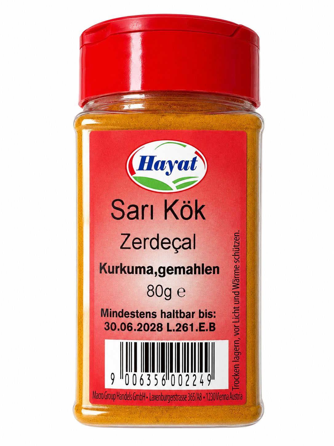 1105 Kurkuma gemahlen 80g