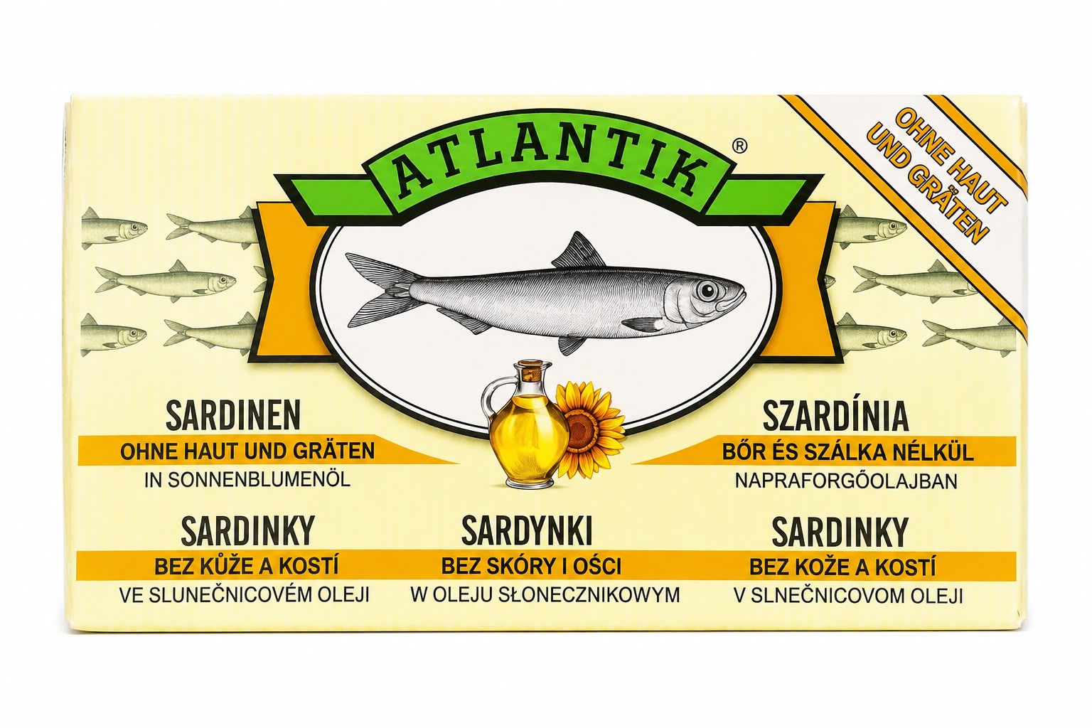 1201 Atlantik Sardinen 125g