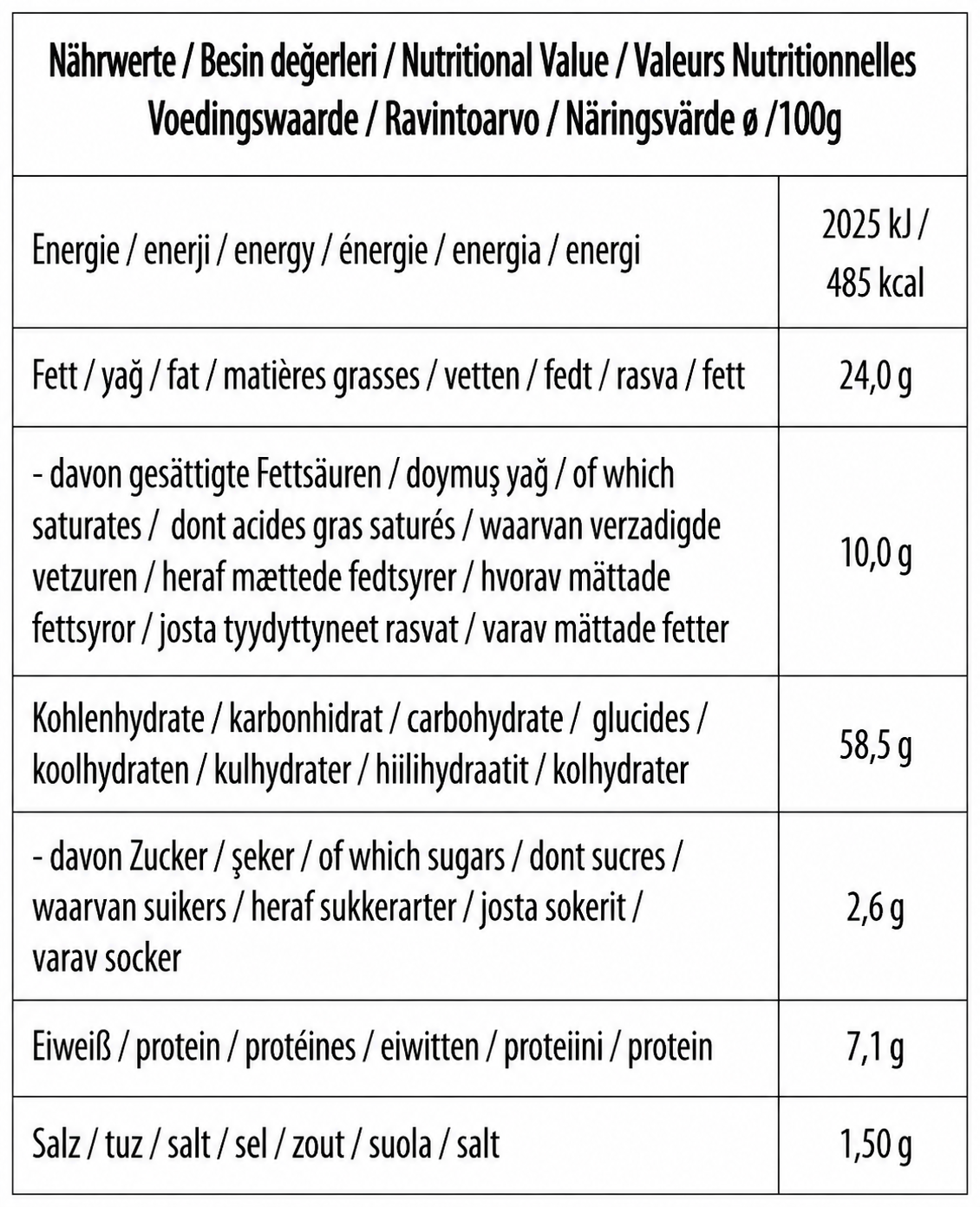 Patos Taco Gewürzgeschmack 120g