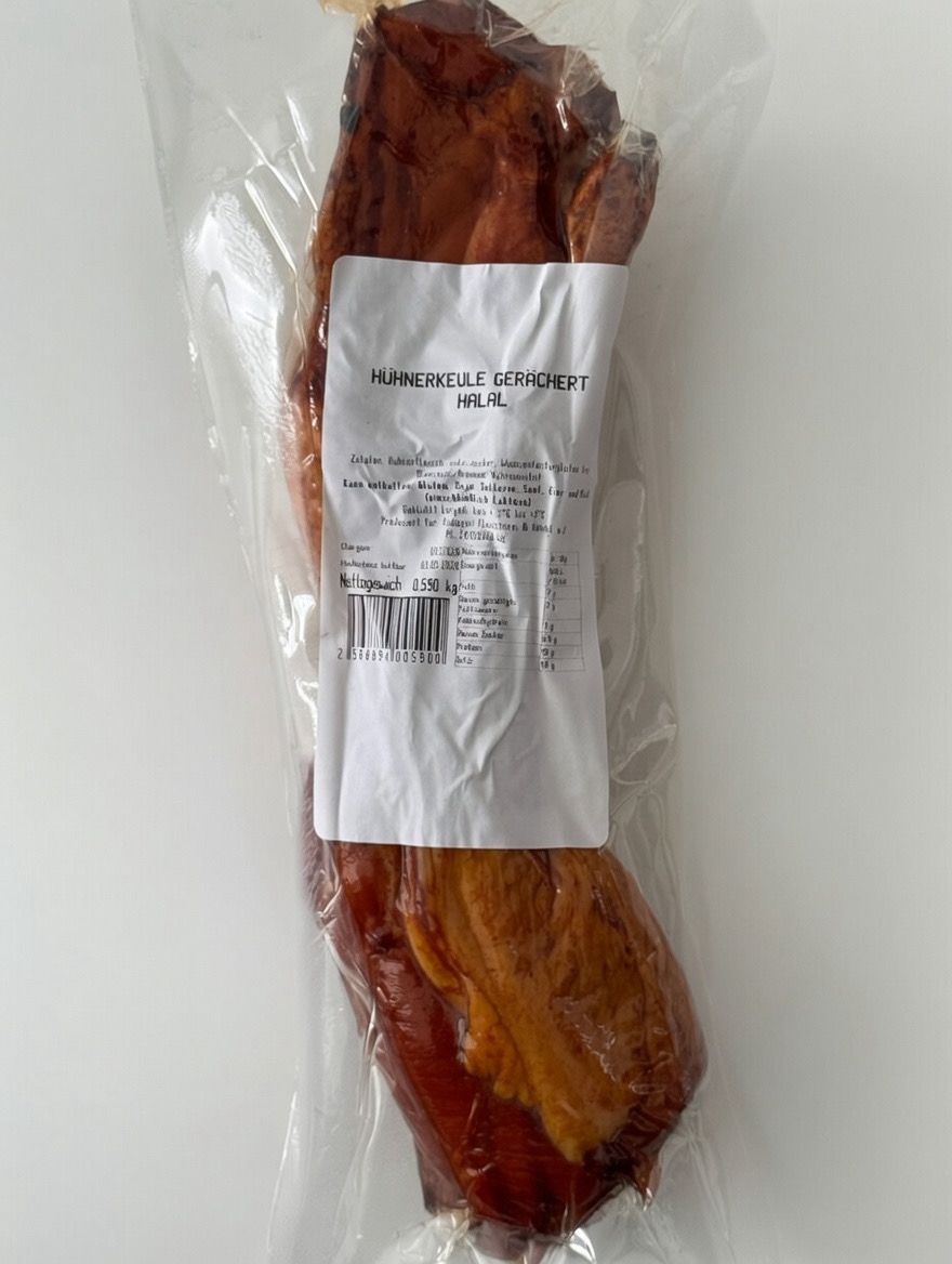 1050 Hühnerkeule geräuchert pro Kg