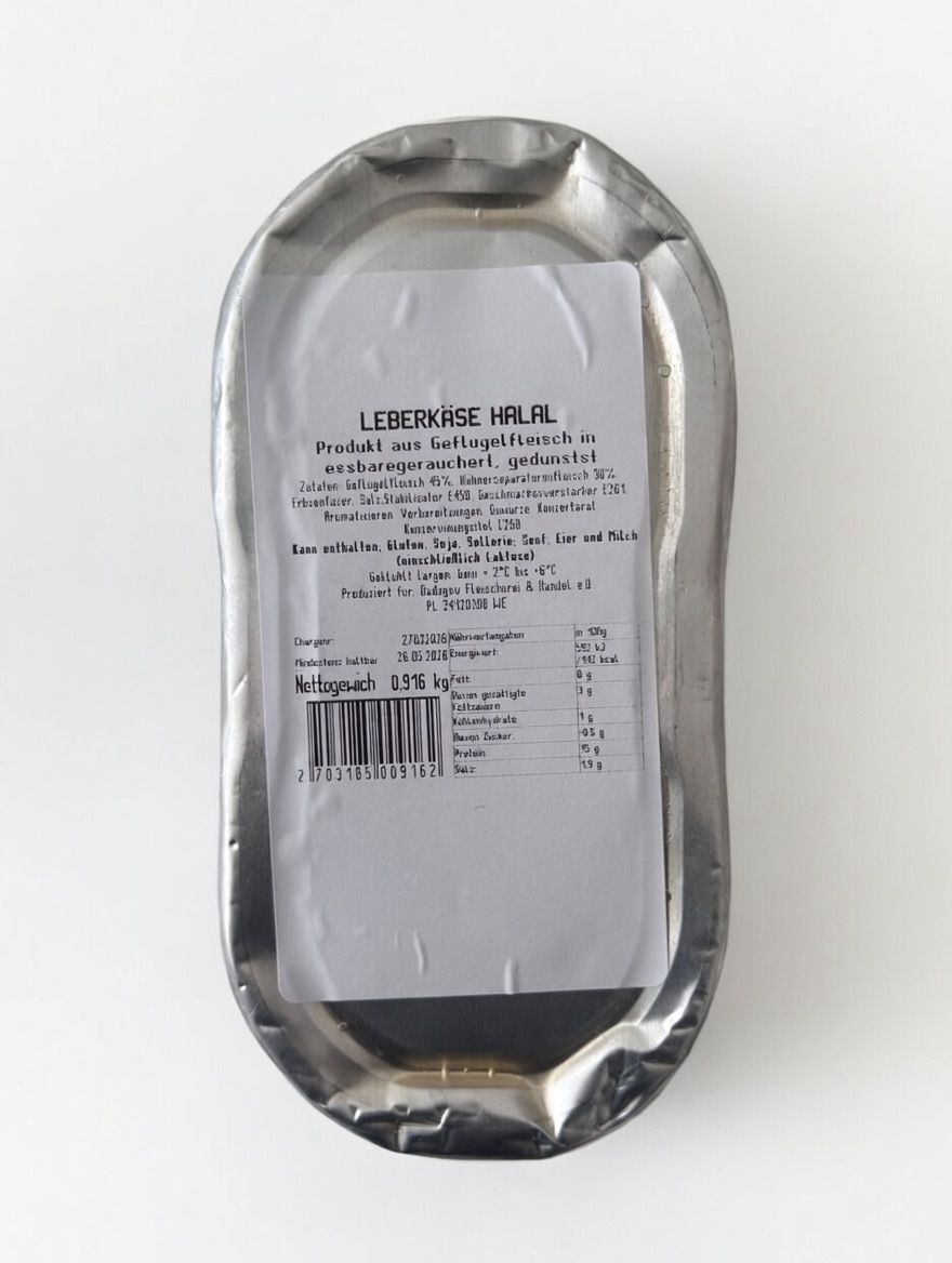 1044 Leberkäse pro Kg