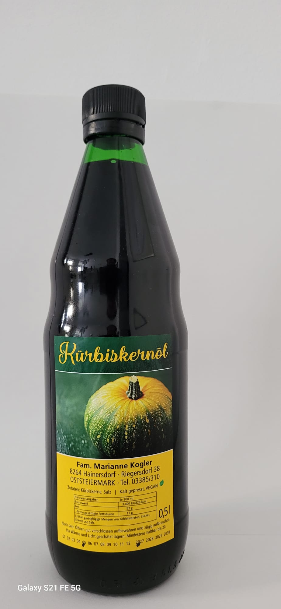 Fam.Marianne Kogler Kürbiskernöl 0,5l