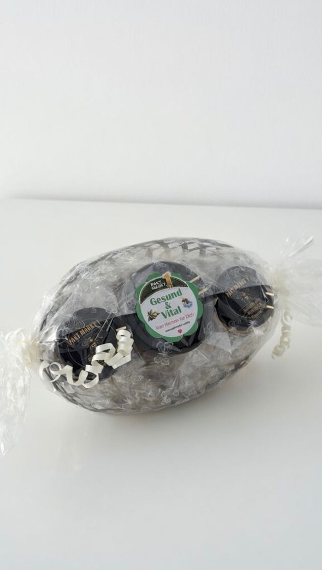 1017 Set "Gesund & Vital" in Geschenkschale