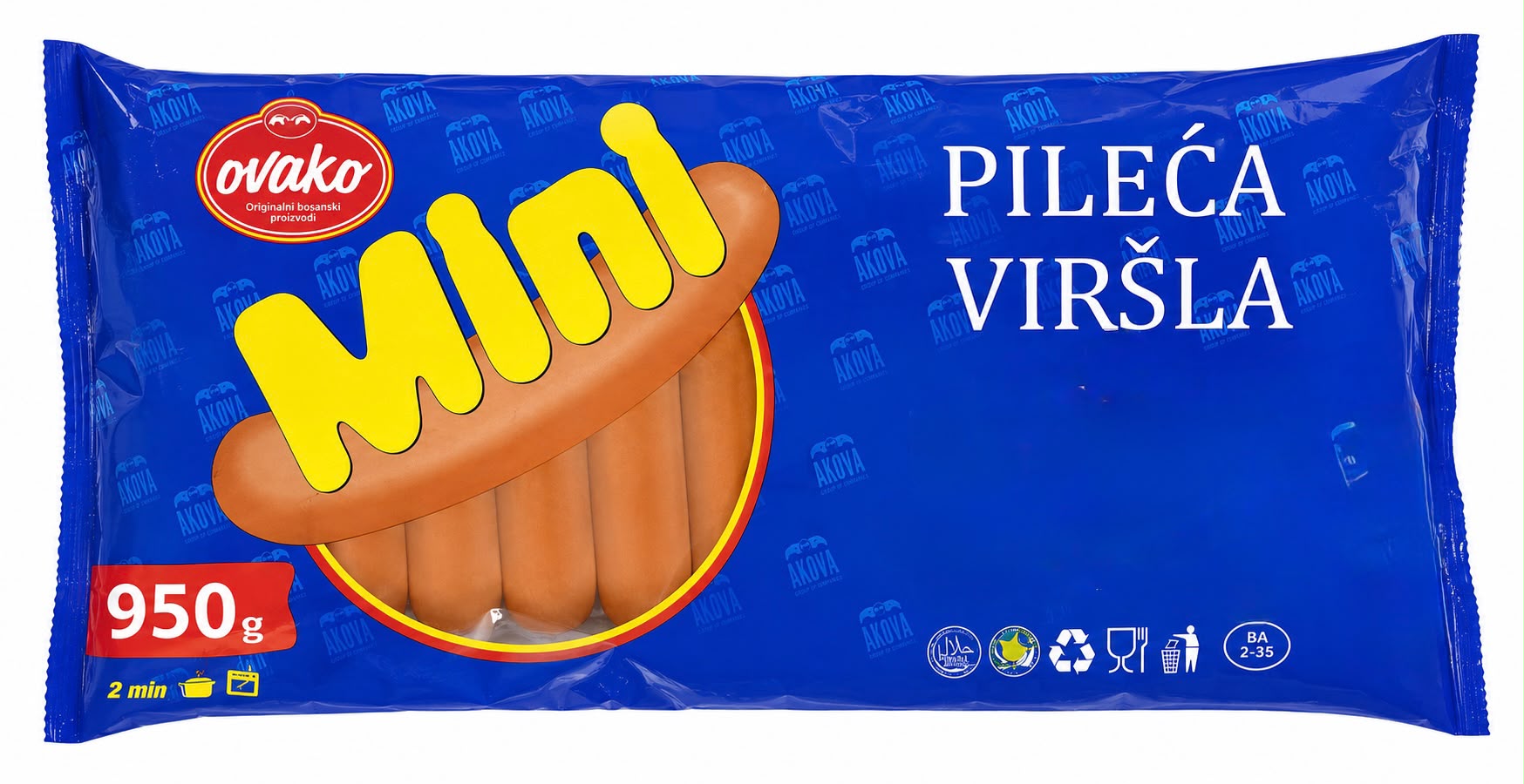 1193 Ovako mini Würstchen 950g