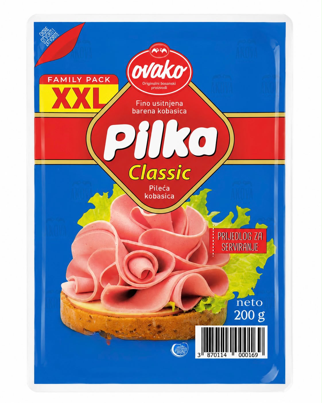 1192 Ovako Clasik geschnitten 200g