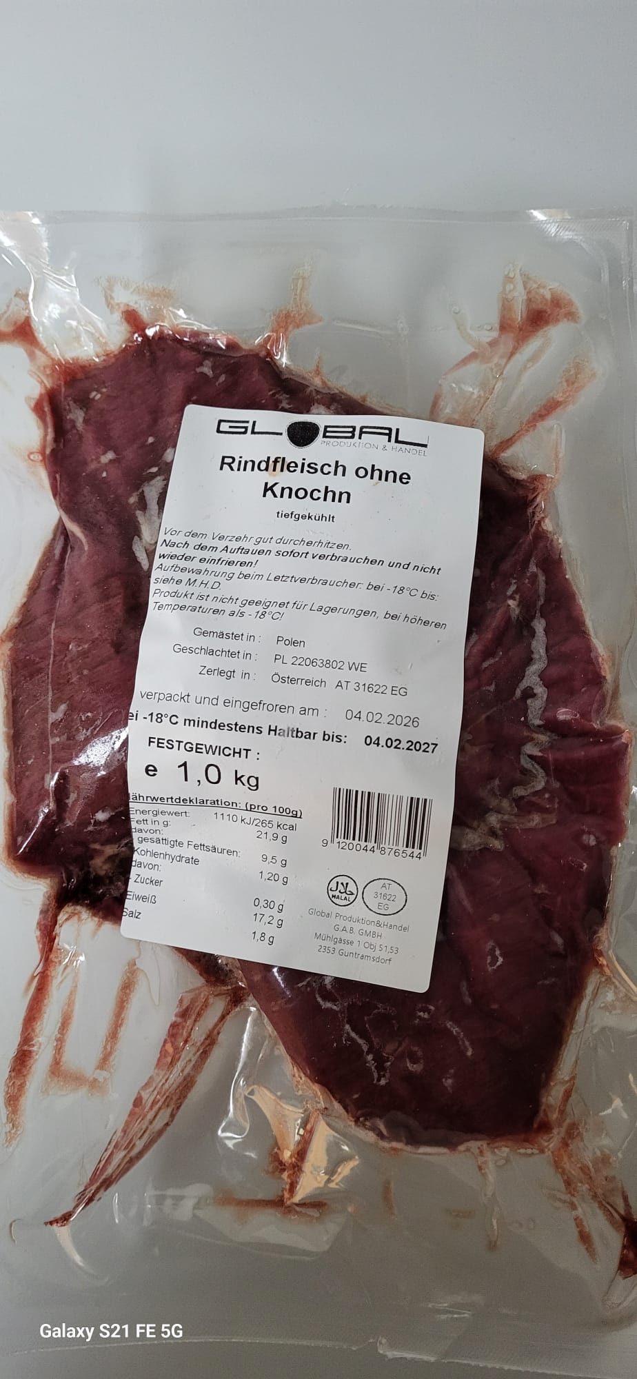 1010 Rindfleisch  1kg vac.pac.tk