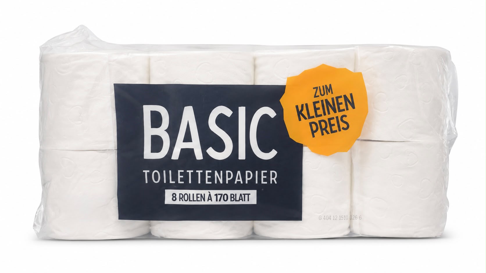 1117 Basic Toilettenpapier 2lg, 8x170 Blatt
