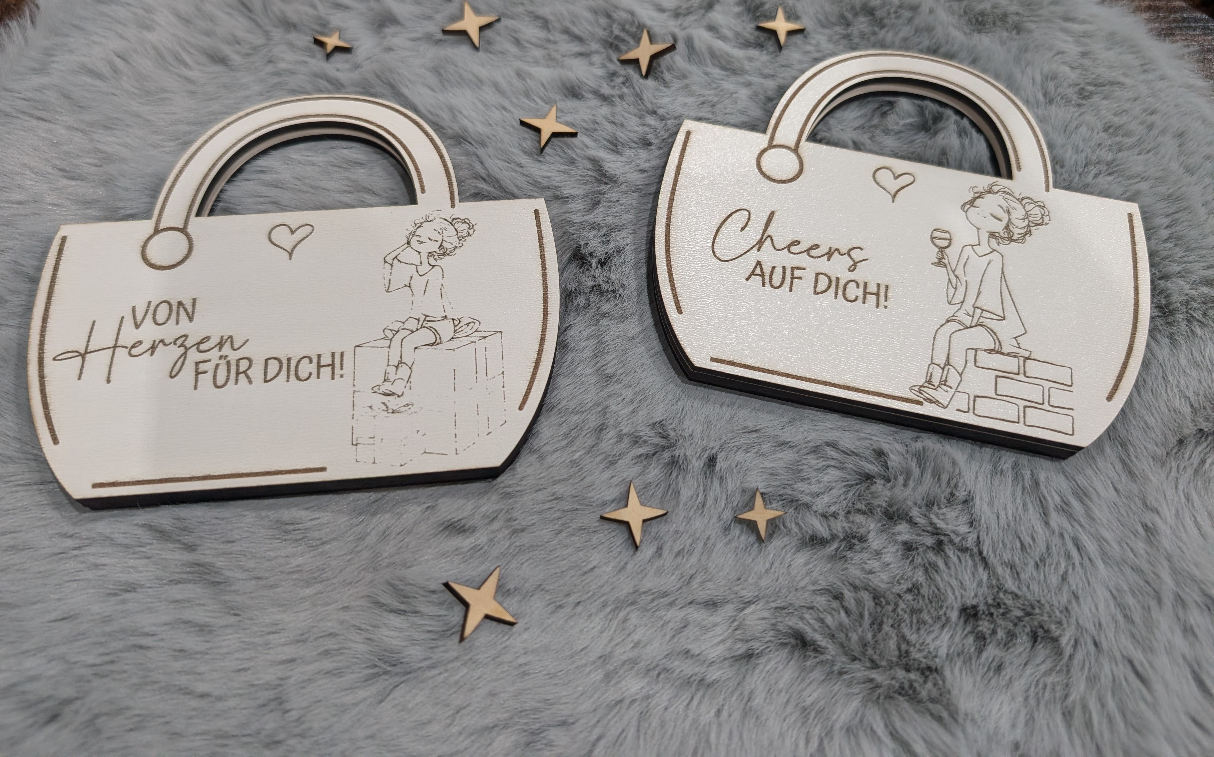 Geschenk-Gutscheinhalter aus Holz