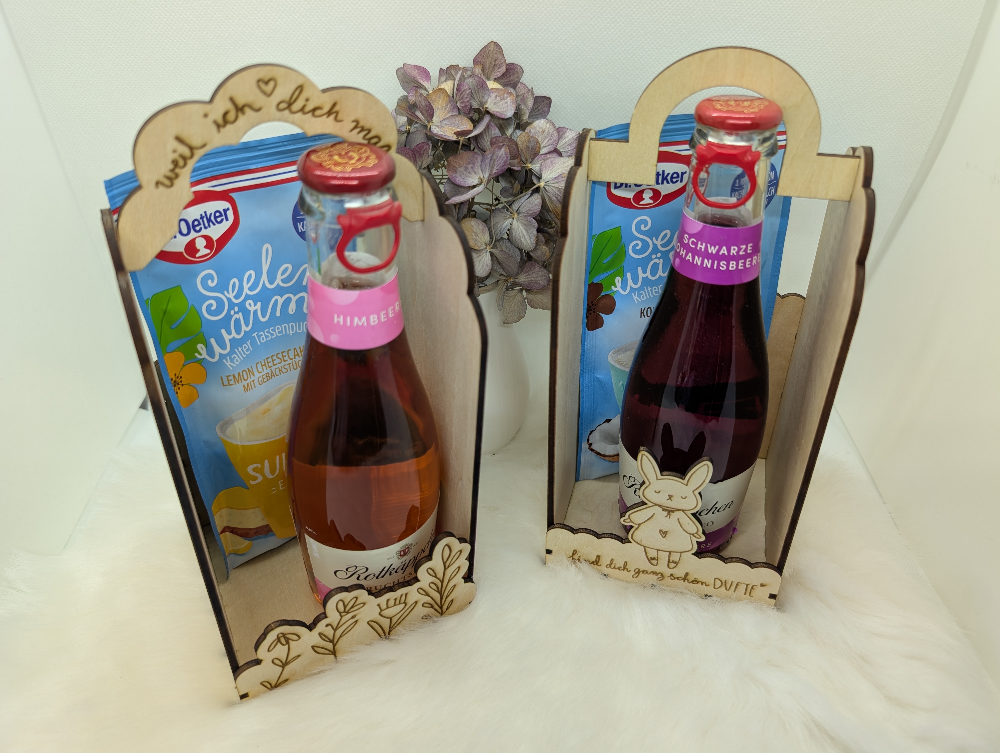 Holz-Deko Geschenkbox