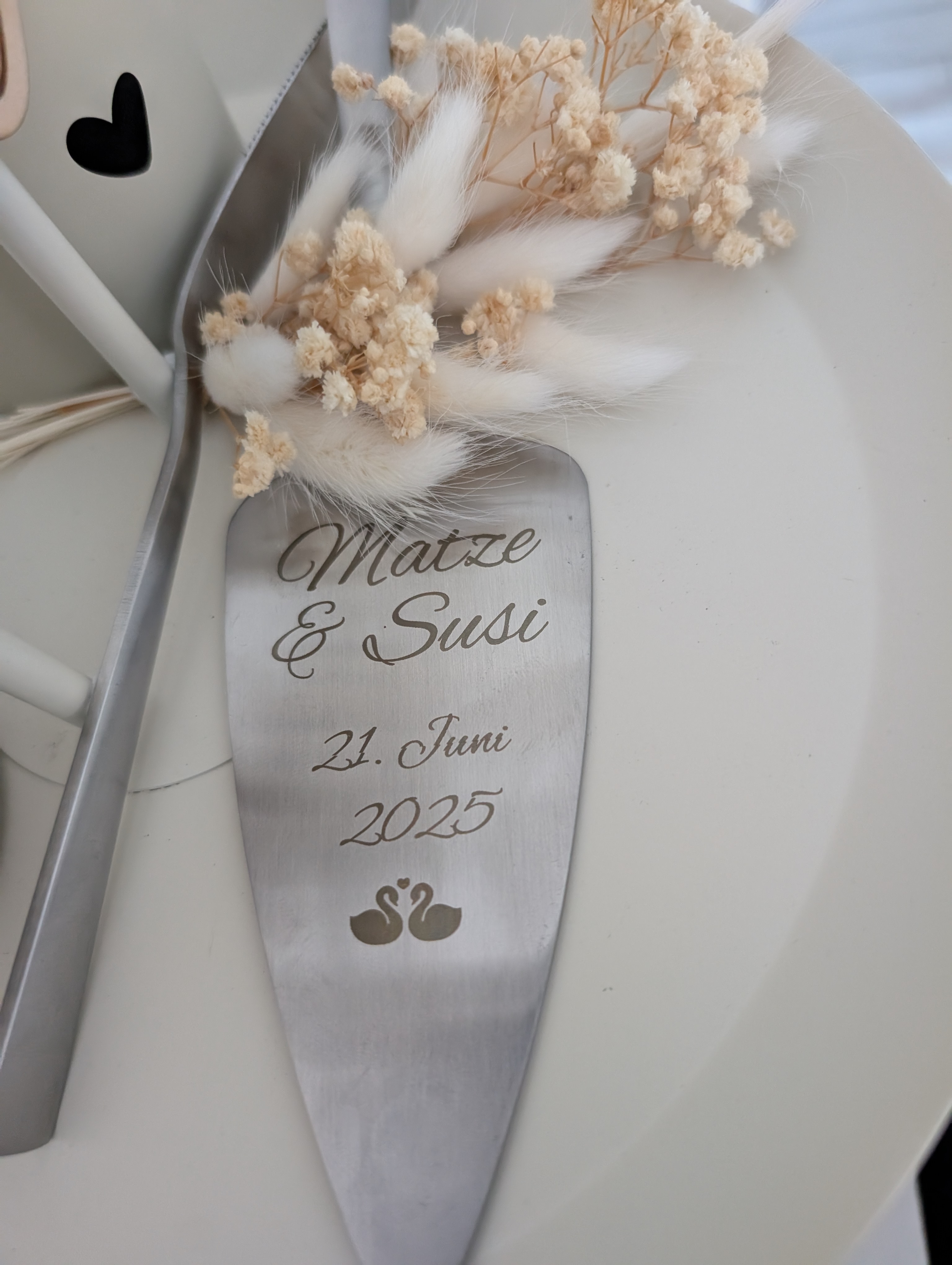 Personalisierter Tortenheber mit Gravur