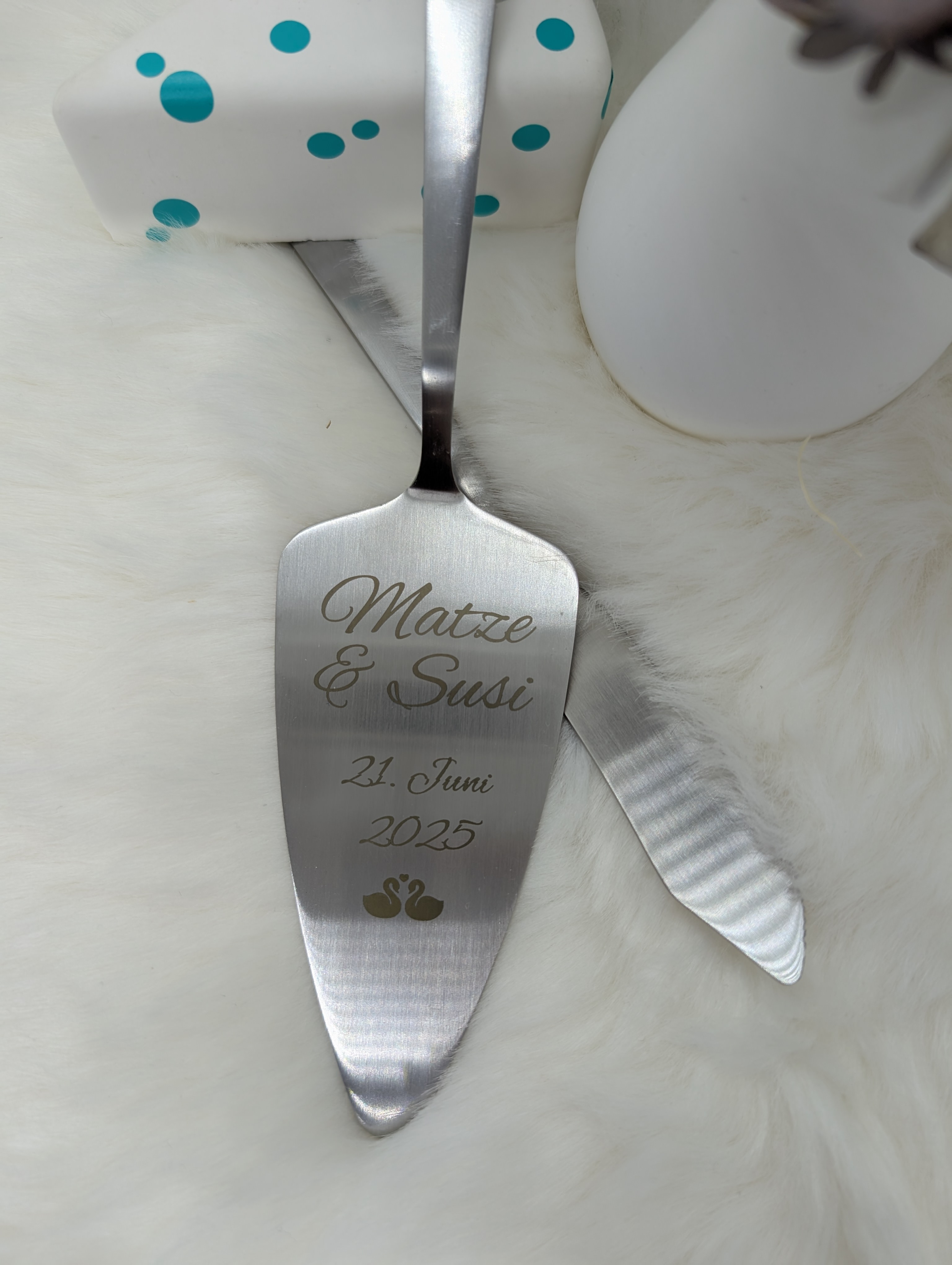 Personalisierter Tortenheber mit Gravur