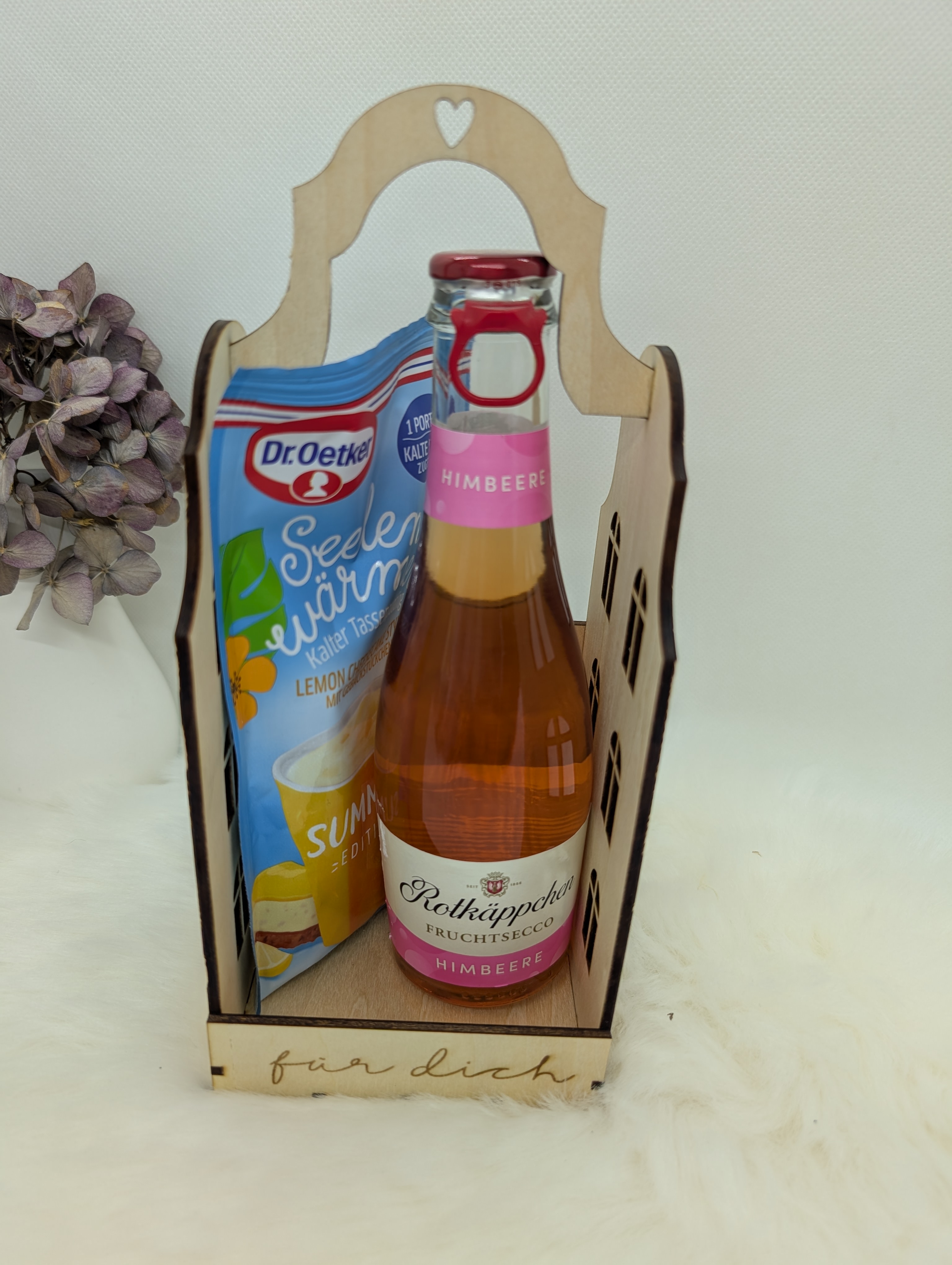 Holz-Deko Geschenkbox