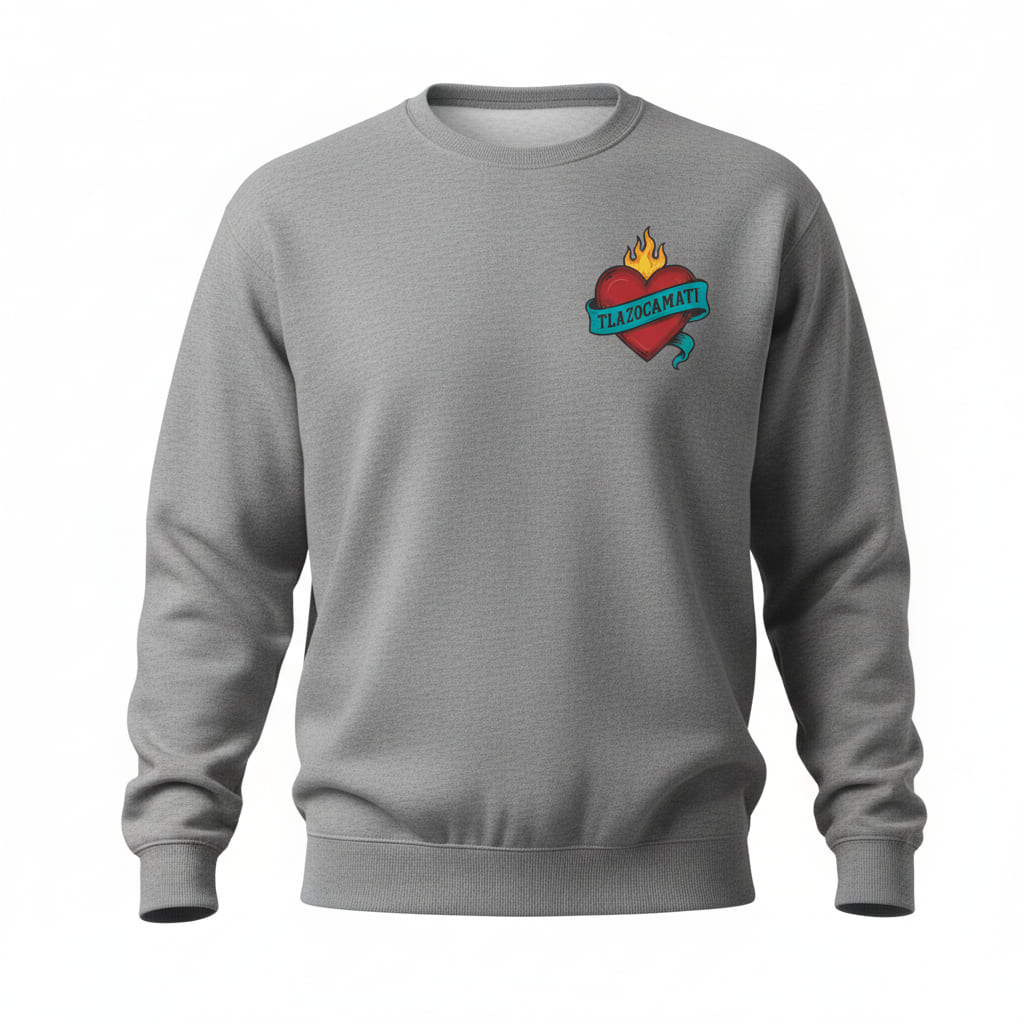 SUDADERA ALGODÓN-POLIÉSTER CORTE UNISEX