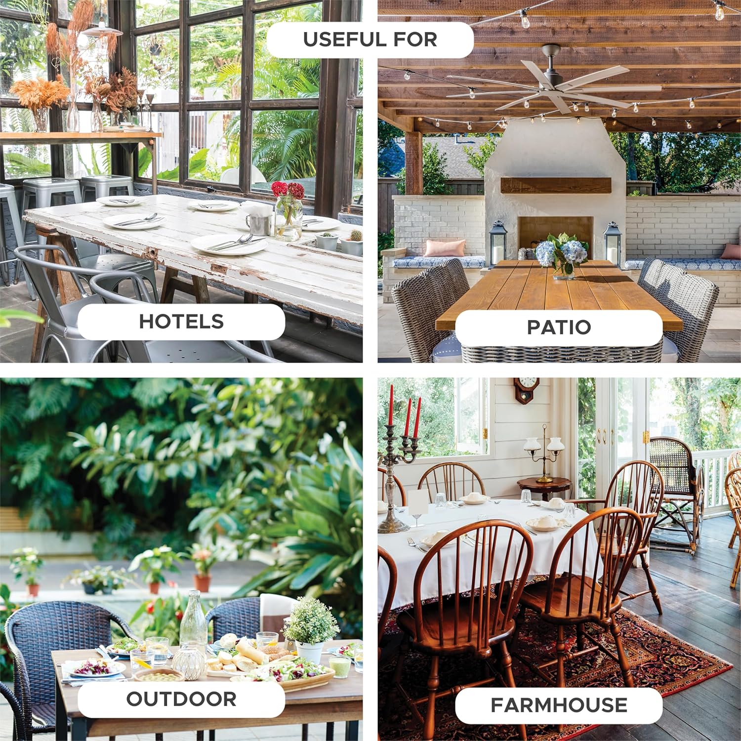 2 Pack Faux Linen Rectangle Tablecloths: Waterproof Stain Resistant Wrinkle Free Textured Table Cloth, Washable Burlap Fabric Table Cover for Kitchen Dining Party, 52x70 Inch, Nature