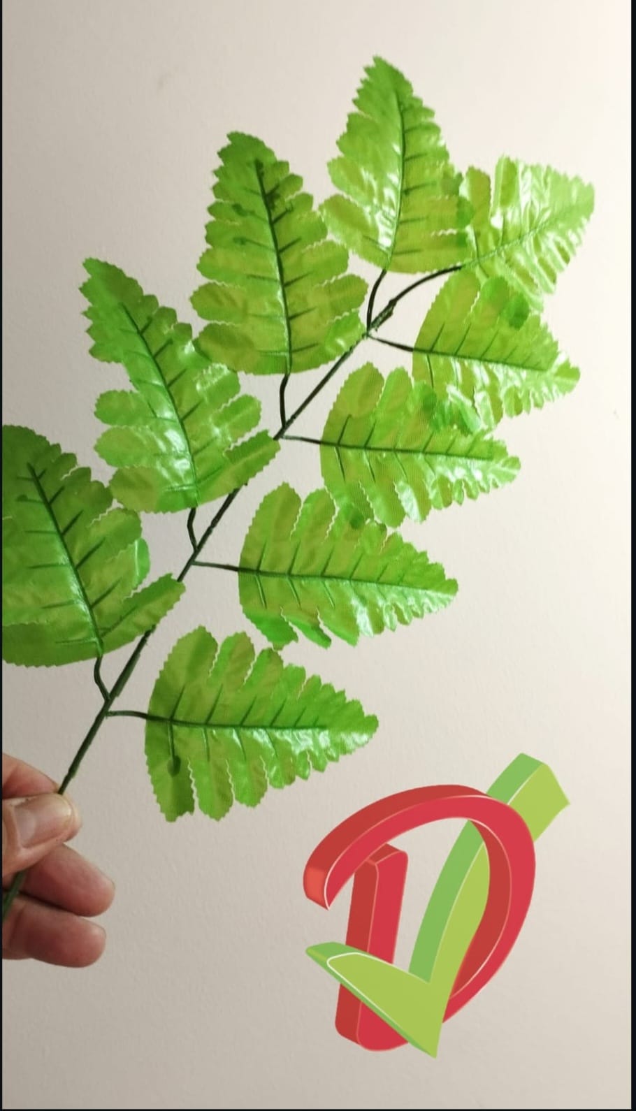 Rama de Hoja Helecho Artificial