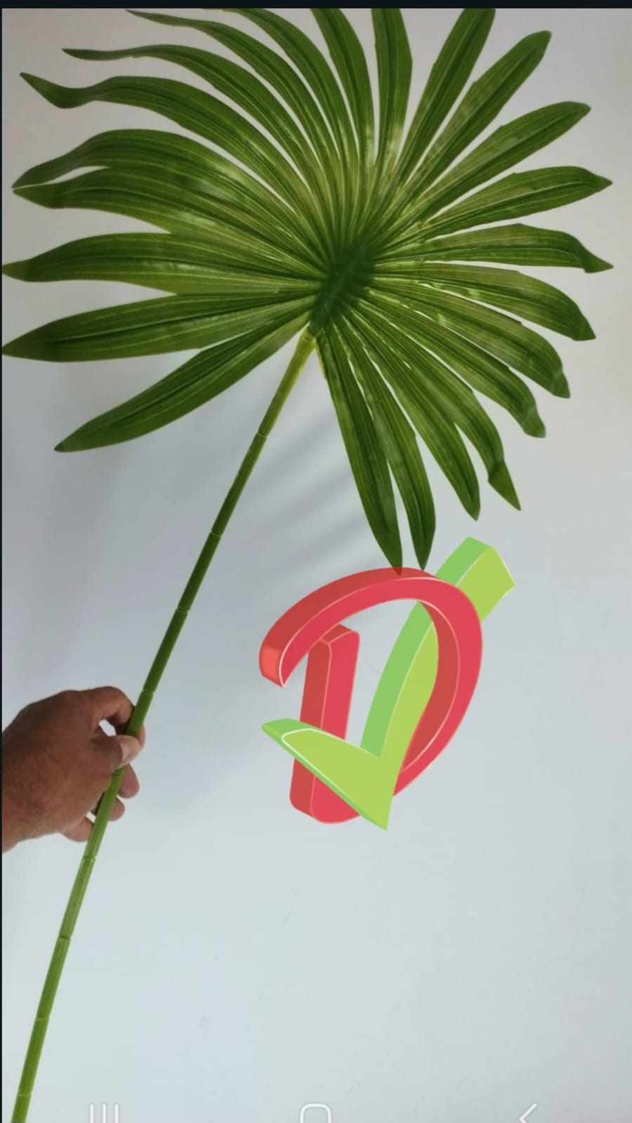 Hoja de Palma Tropical Artificial