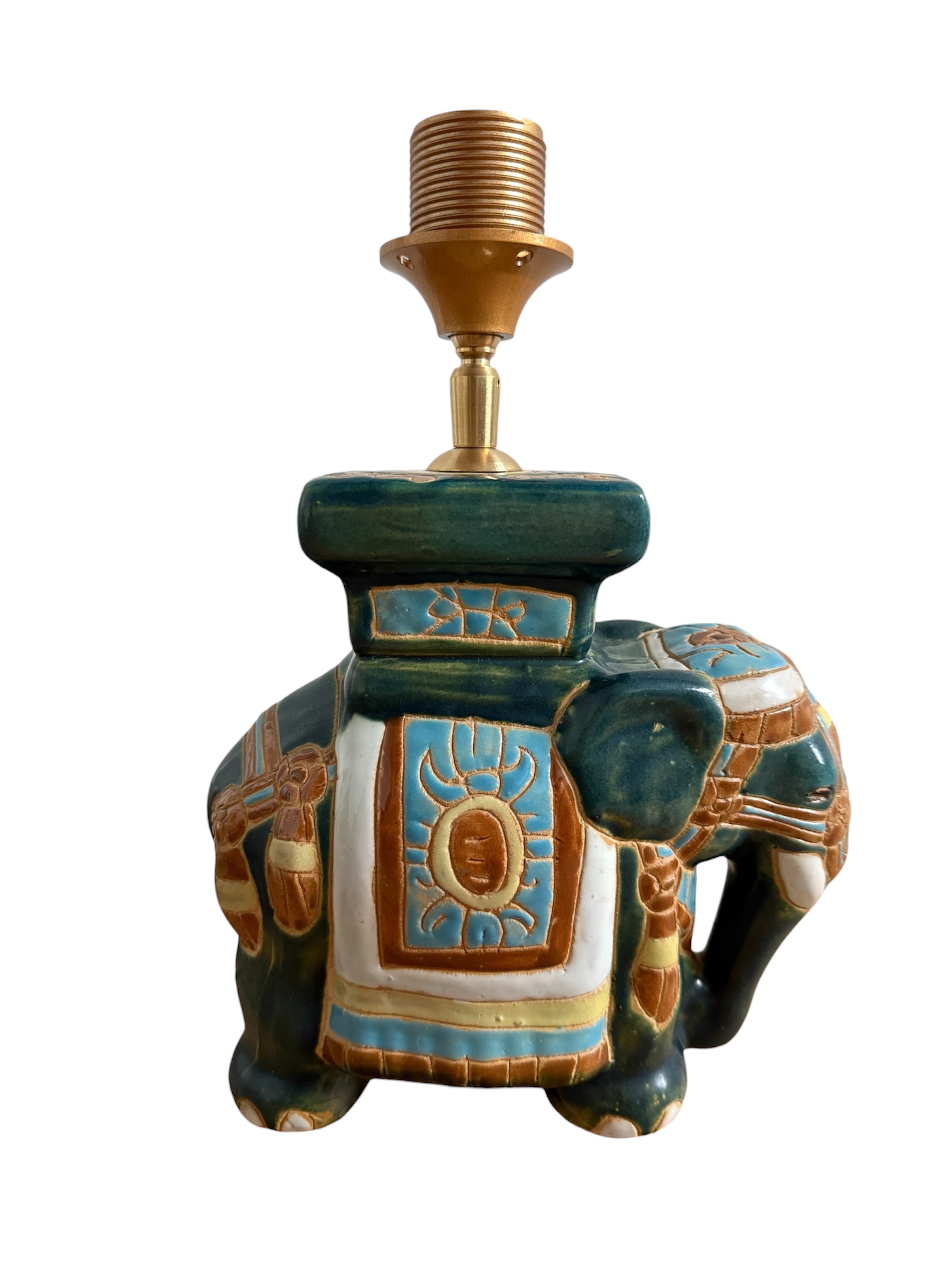 Lampenvoet Elephant in Teal