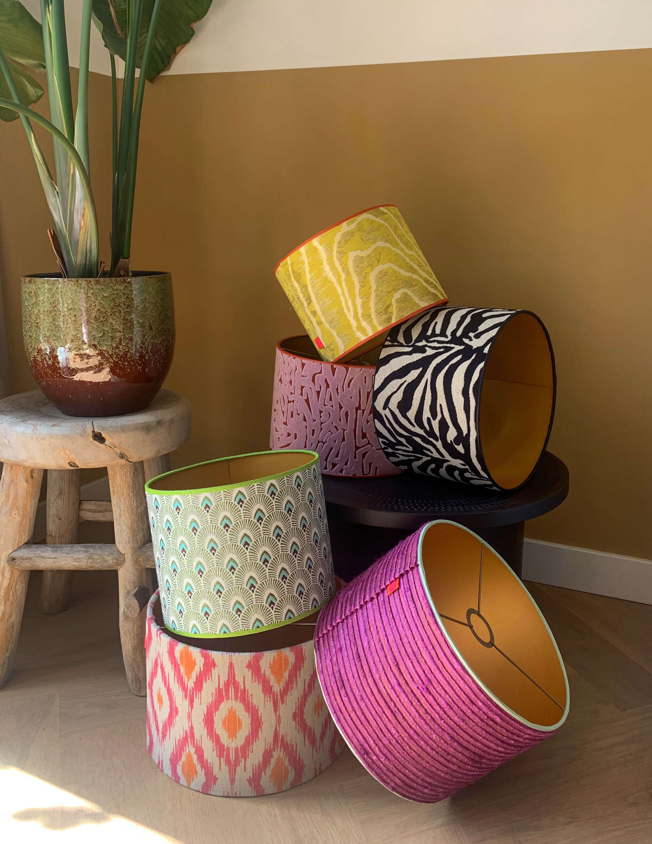 Lampenkap Mimosa Moiré Ø30cm