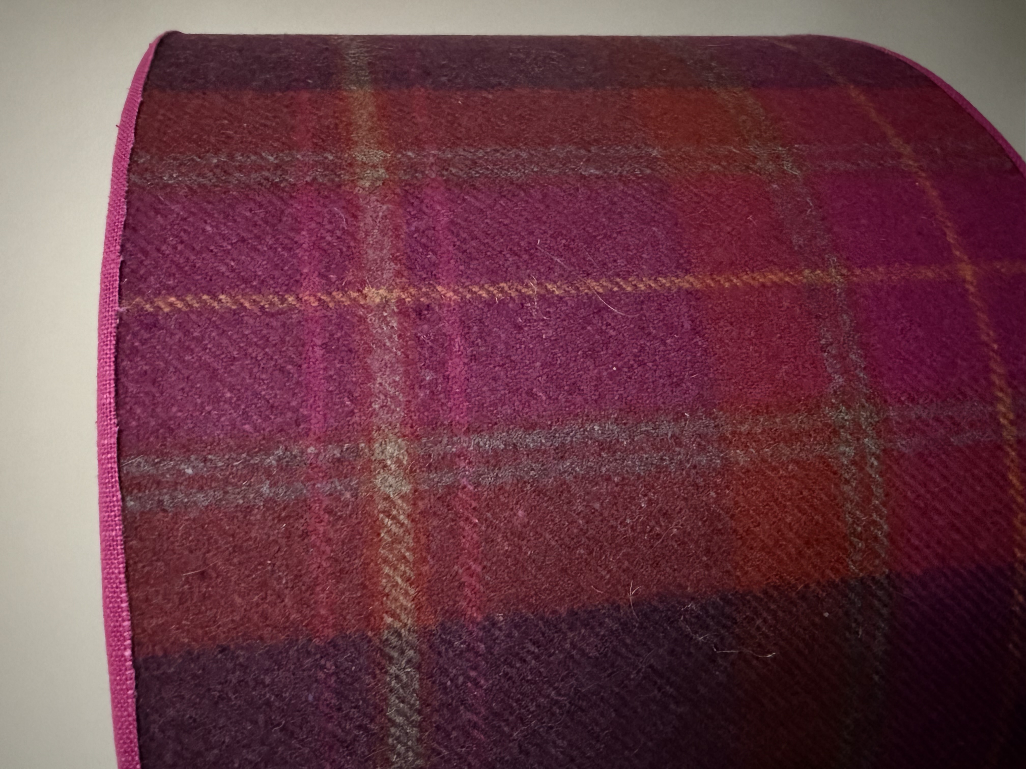 Lampenkap Tartan Cerise Ø30cm