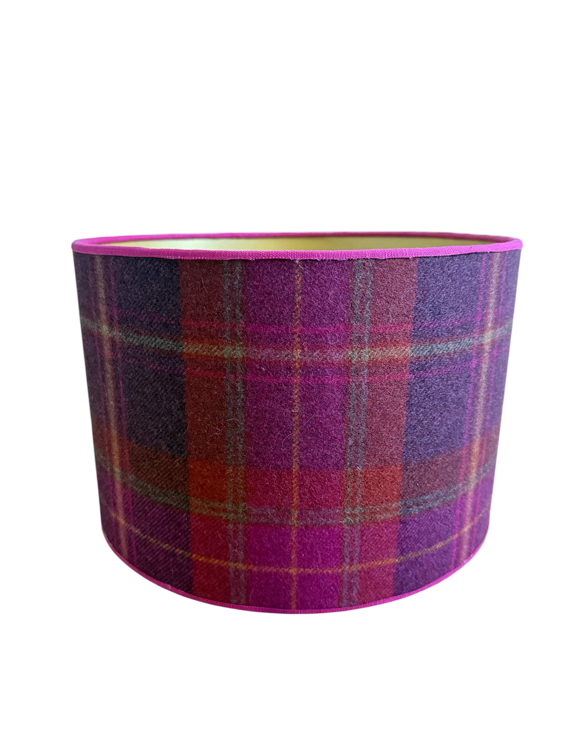 Lampenkap Tartan Cerise Ø30cm