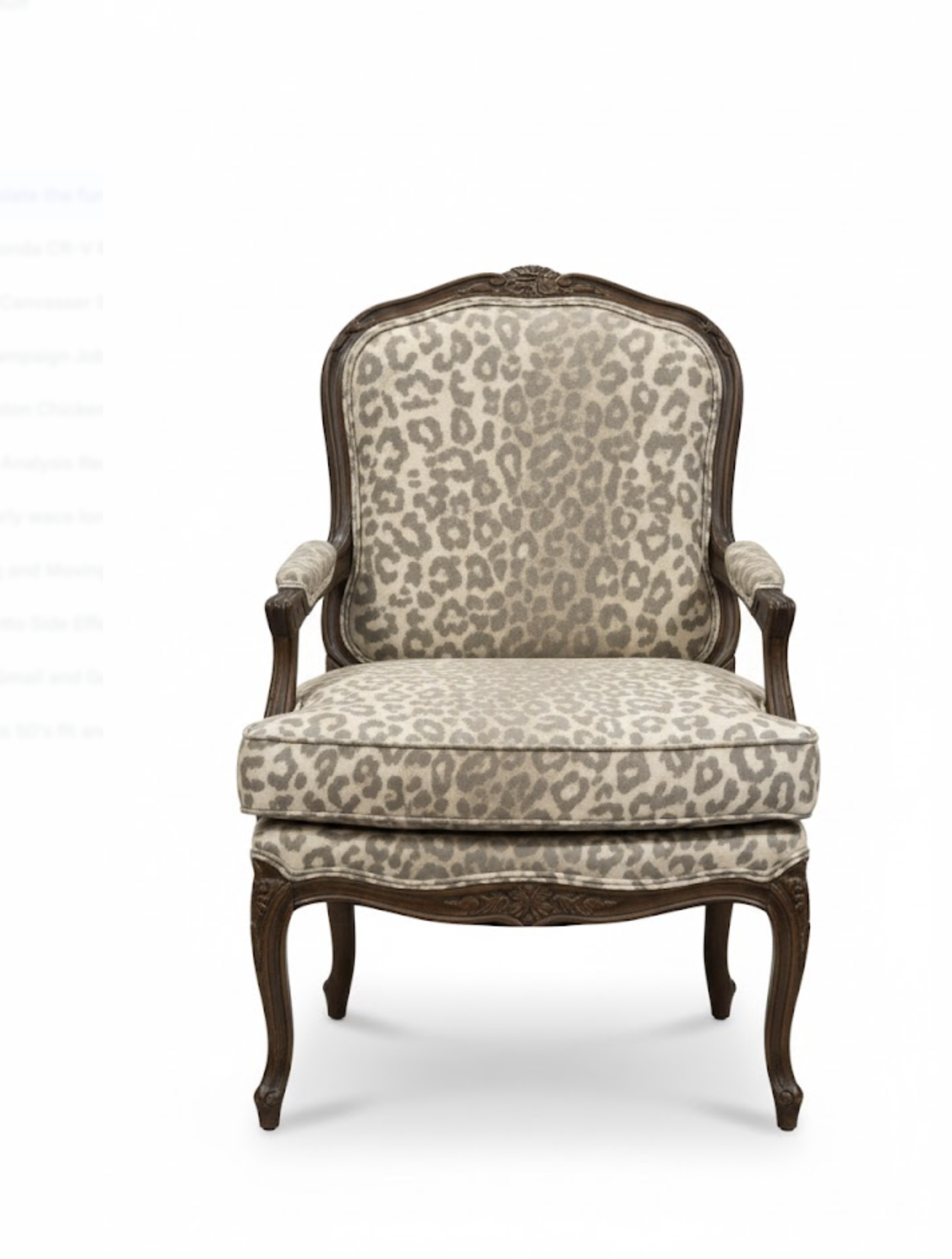 Leopard Print Bergère