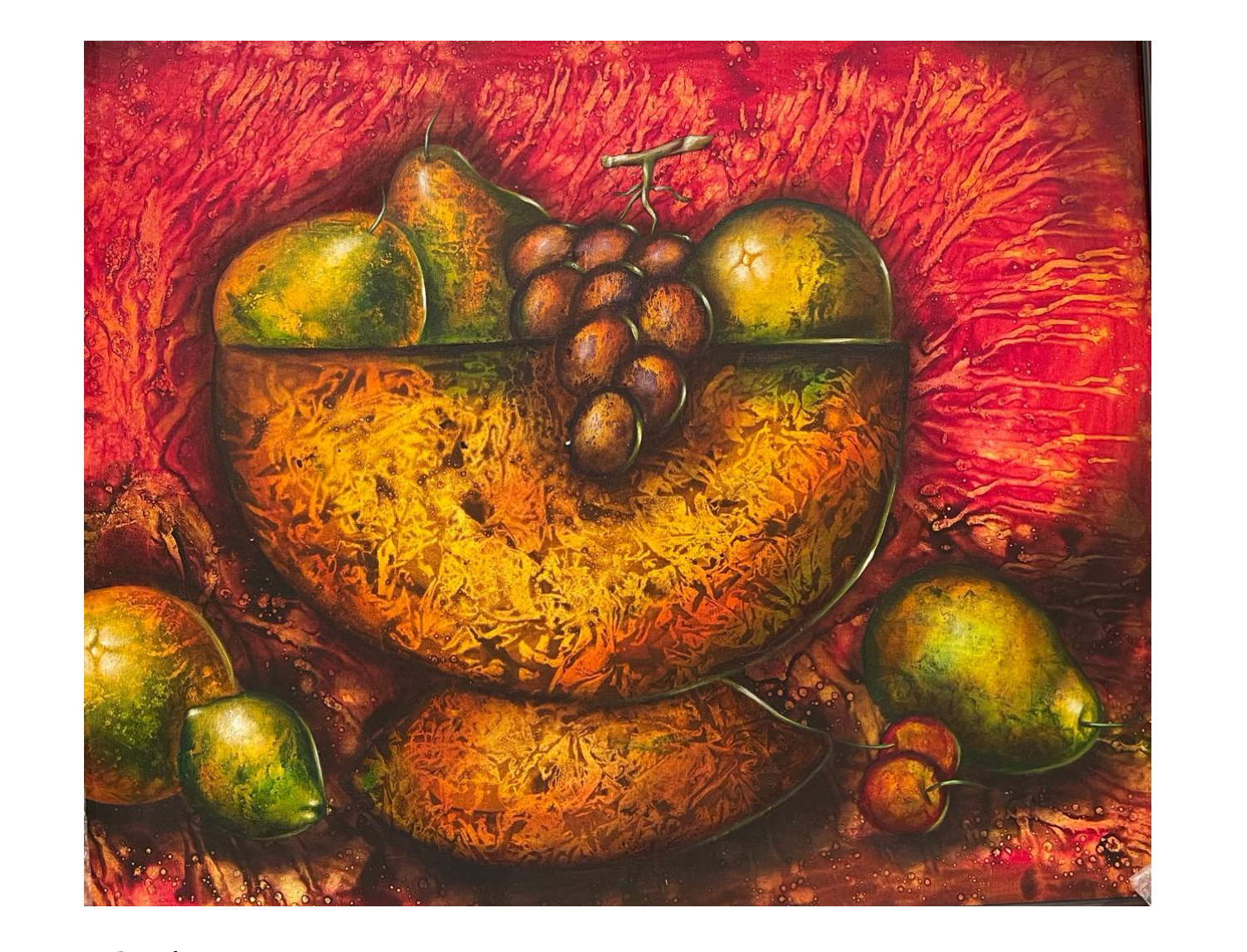 Bodegón Carmesí (Crimson Still Life) Artist: Maestro Amark